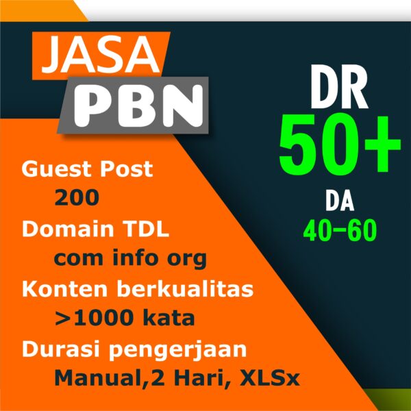 200 Guest Post DR50+ DA40-60